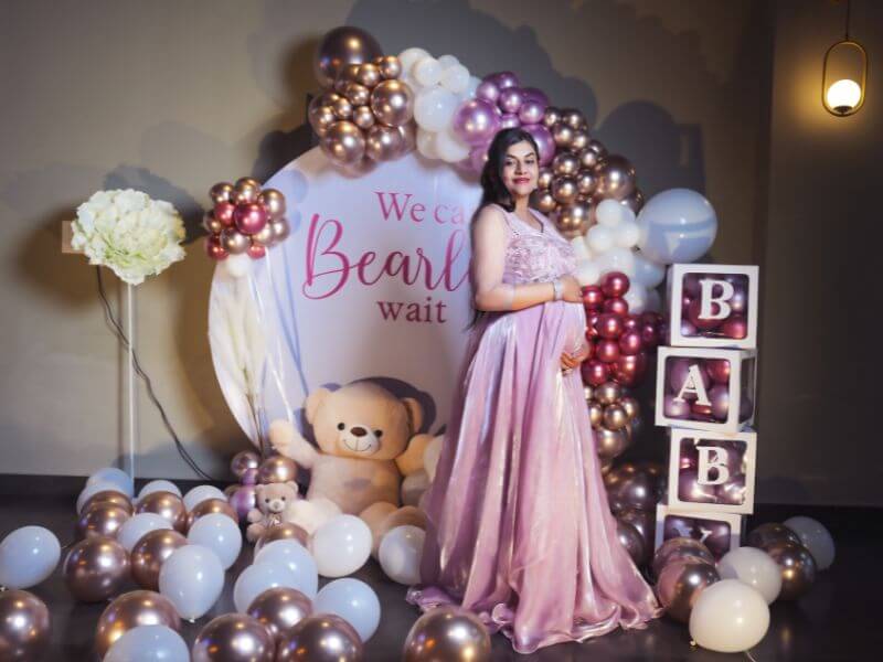 Maternity and baby shower photography in Banashankari, Bengaluru